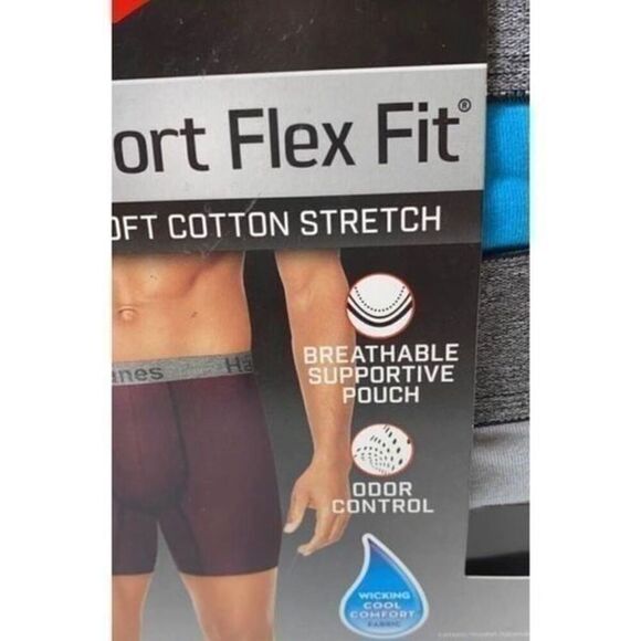 *Hanes Small 5 Tagless Boxer Briefs - waist 28” - 30” - Picture 2 of 5